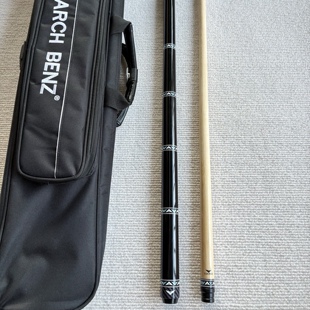 九万里台球杆一比一完美复刻专用中式黑八枫木九球杆大头杆