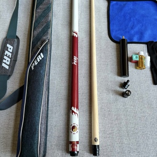 太极火复刻台球杆大头中式黑八专用杆入门级分体枫木台球杆子