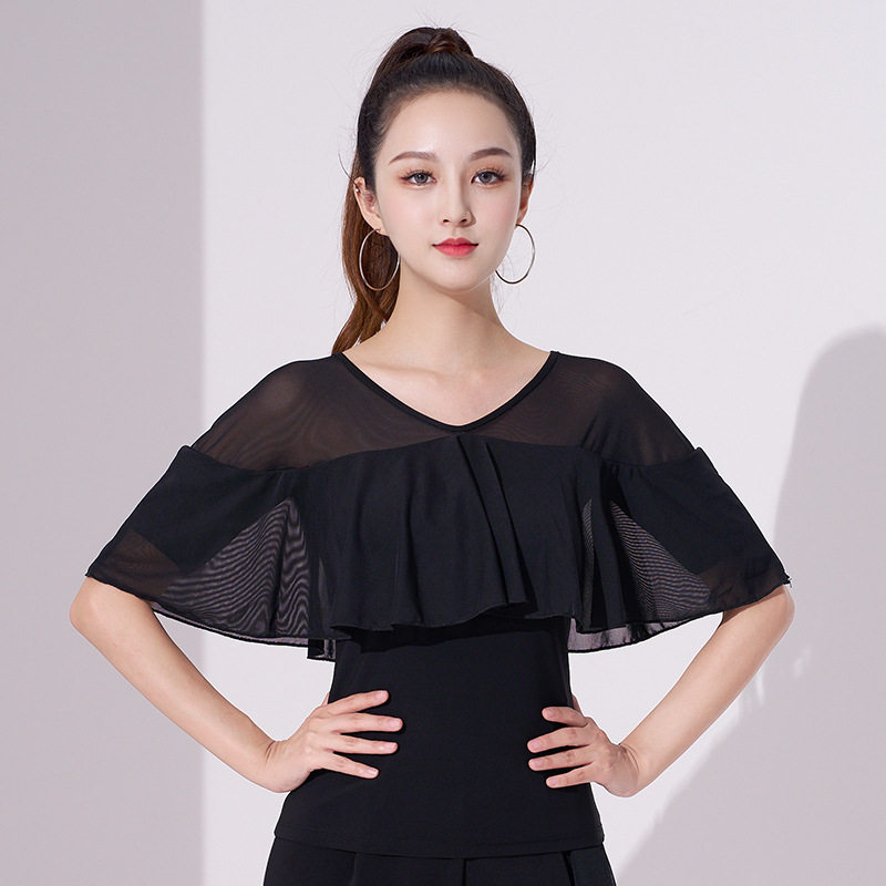 新款拉丁舞服女上衣成人跳舞舞蹈