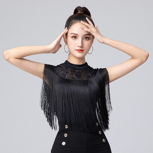 刘芳同款形体服连档形体礼仪网纱流苏陶金同款形体服刘芳形体服形
