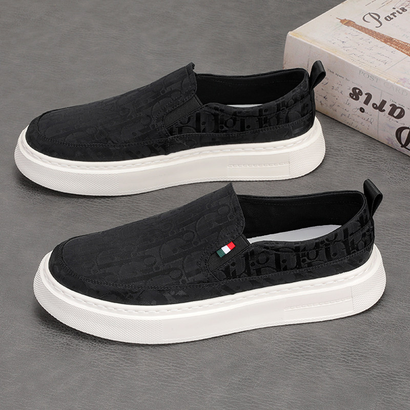 2026春季新款男鞋帆布鞋男款一脚蹬休闲板鞋透气百搭舒适懒人布鞋,流行男鞋,帆布鞋,淘宝优惠券,粉丝福利购,淘宝优惠卷