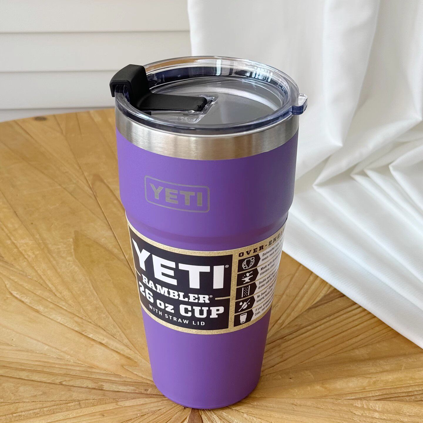 适配YETI RAMBLER26oz Cup不锈钢汽车杯配件【专用】杯盖不售杯子