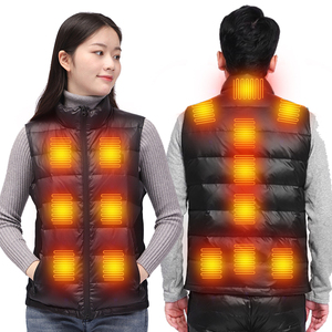 智能温控充电发热马甲男款全身保暖加热背心电热外套羽绒衣服女士