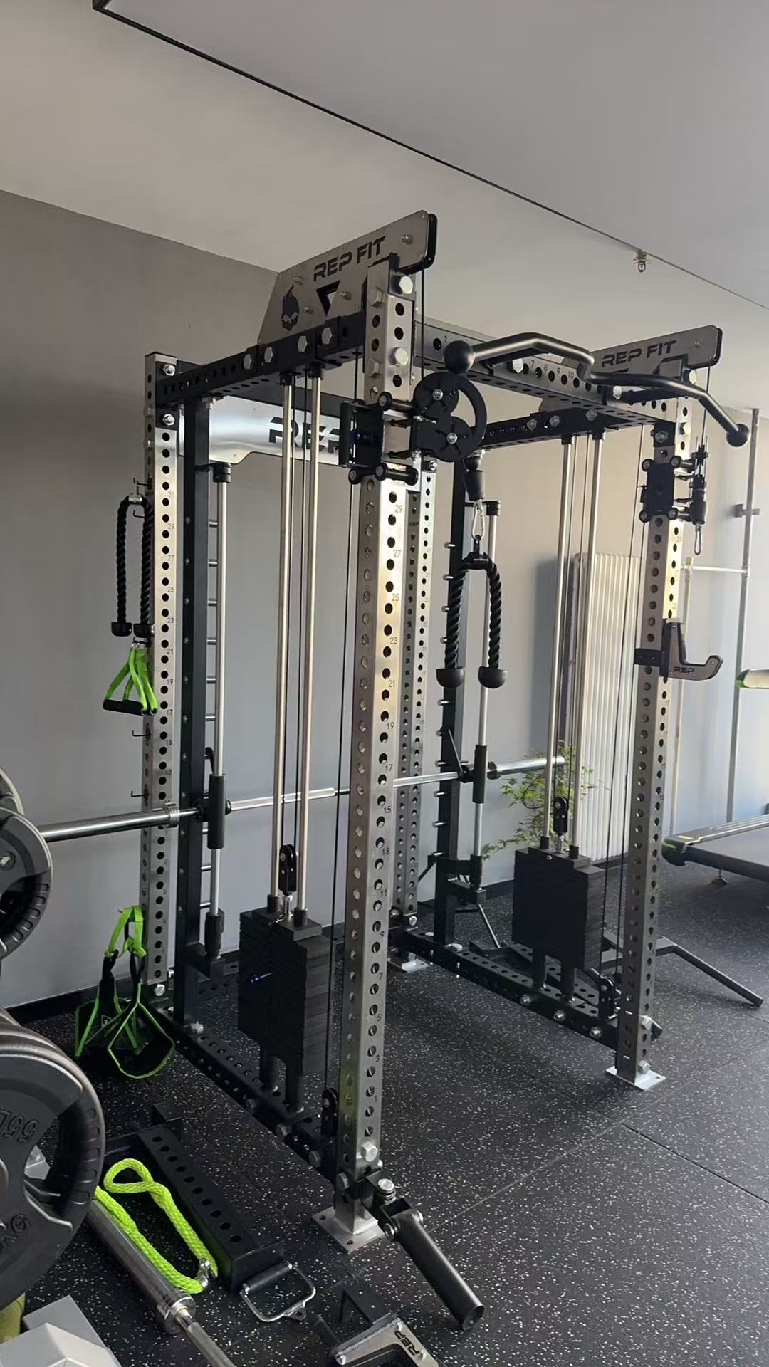 REP综合训练架商用深蹲架卧推架小飞鸟龙门架多功能家用健身器材