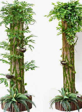 包下水管装饰树皮包柱子遮挡假树皮室内阳台消防管道装饰仿真树皮