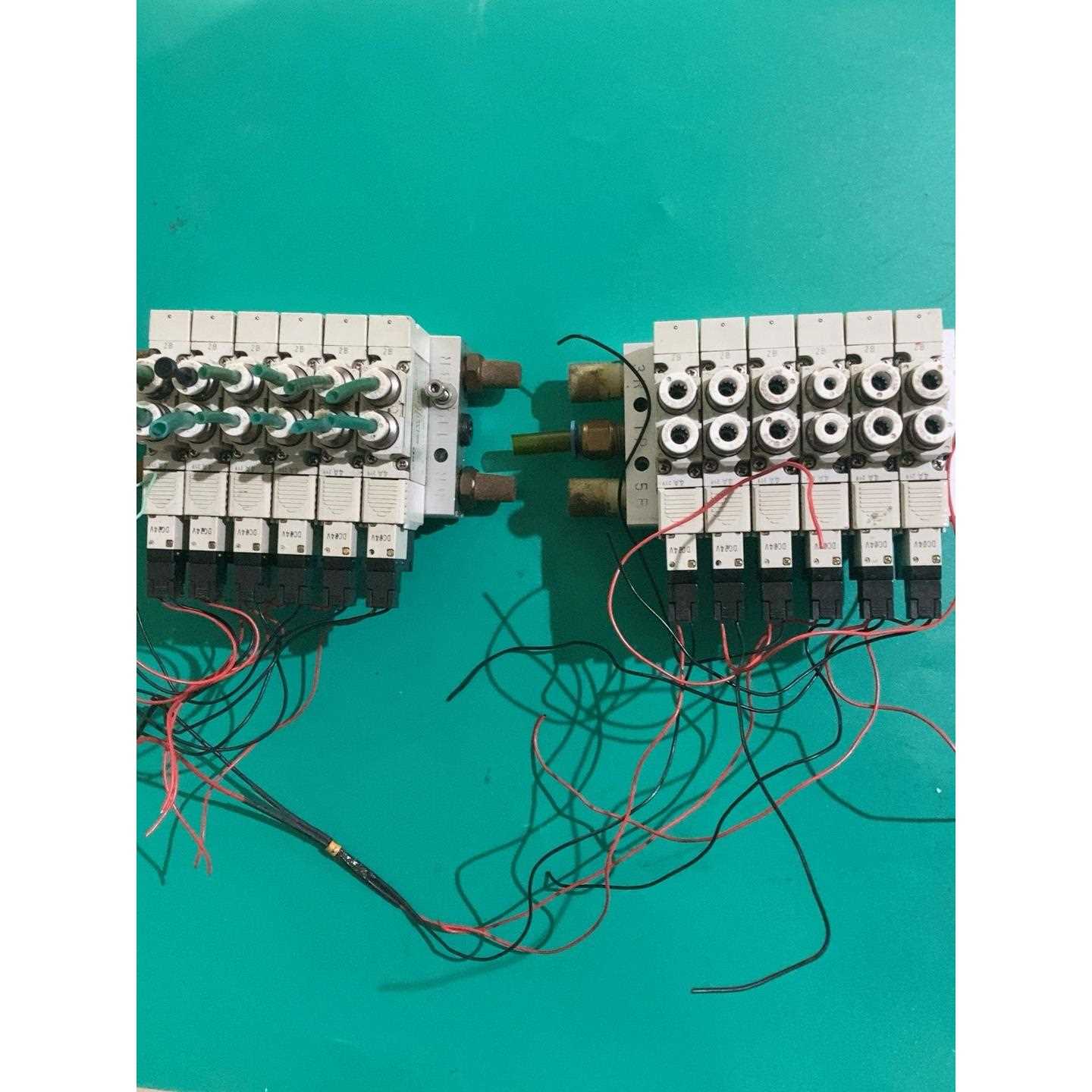 拆机CKD电磁阀2组，型号4GA219-E2，6个一组，25