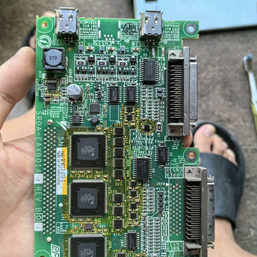 安川机器人dx100外部轴控制板srda-eaxb01a成色