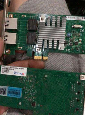 Winyao WY580T PCIe X1双口千兆网卡 in