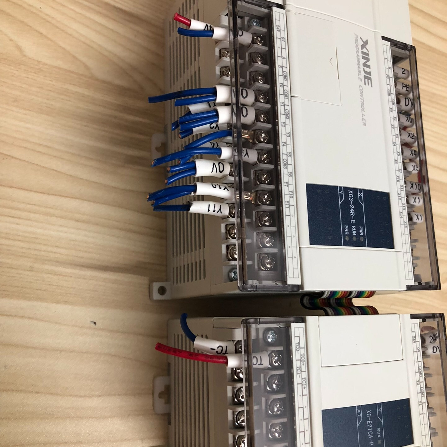 信捷PLC XC3-24R-E XC-E2TCA-P 拆