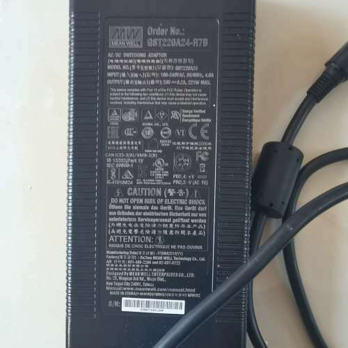 明纬电源适配器GST220A24-R7B 几乎，功能完好