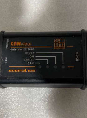 ifm易福门CANview模块型号EC2070，RS232接