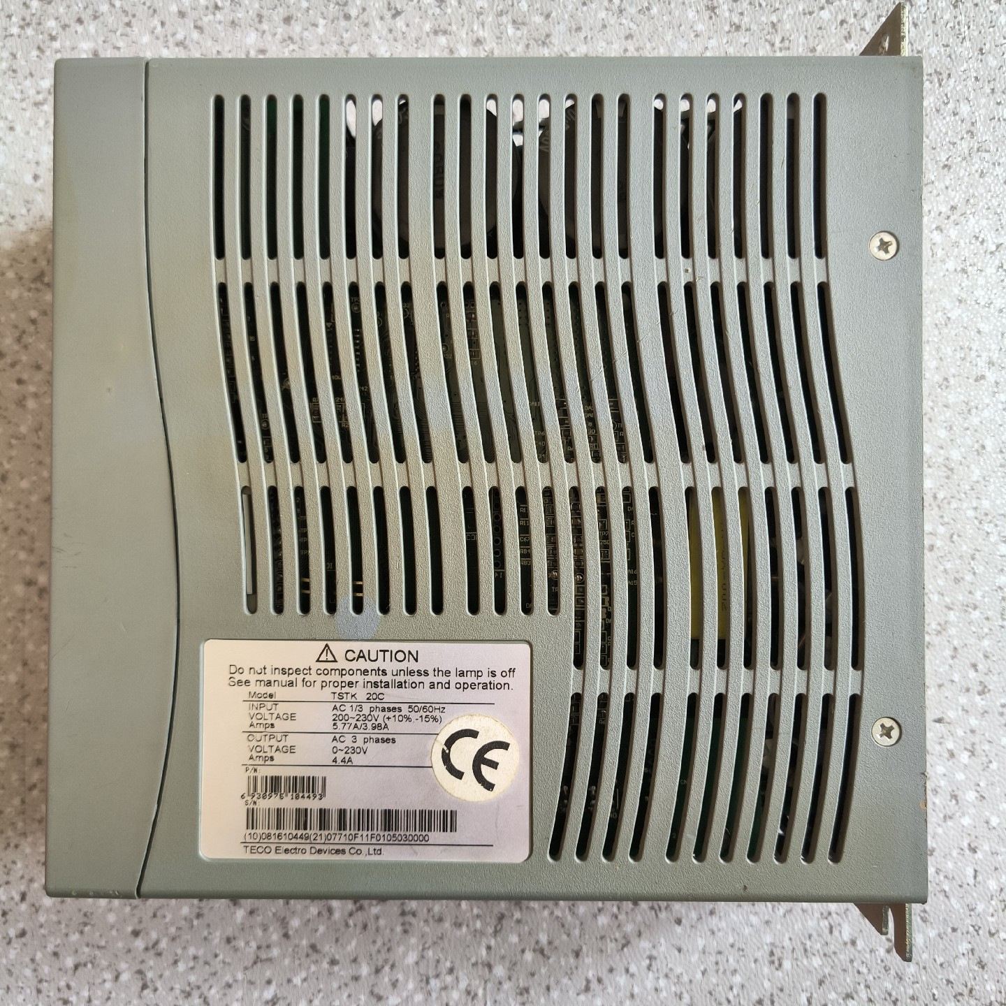 东伺服驱动器TSTK20C，成色实物如图，拆机件，功能正常