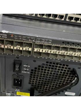 Brocade ICX6650，48万兆光6口40G，双电