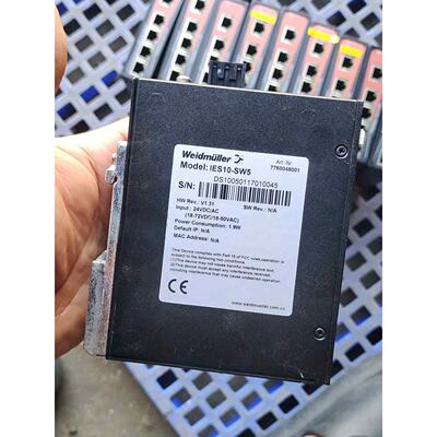 魏德米勒工业交换机IES10-SW5，现货拆机10台，图片实