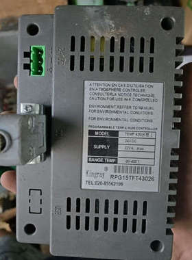 Kingray温控器TEMP 430(K型)，24VDC供电