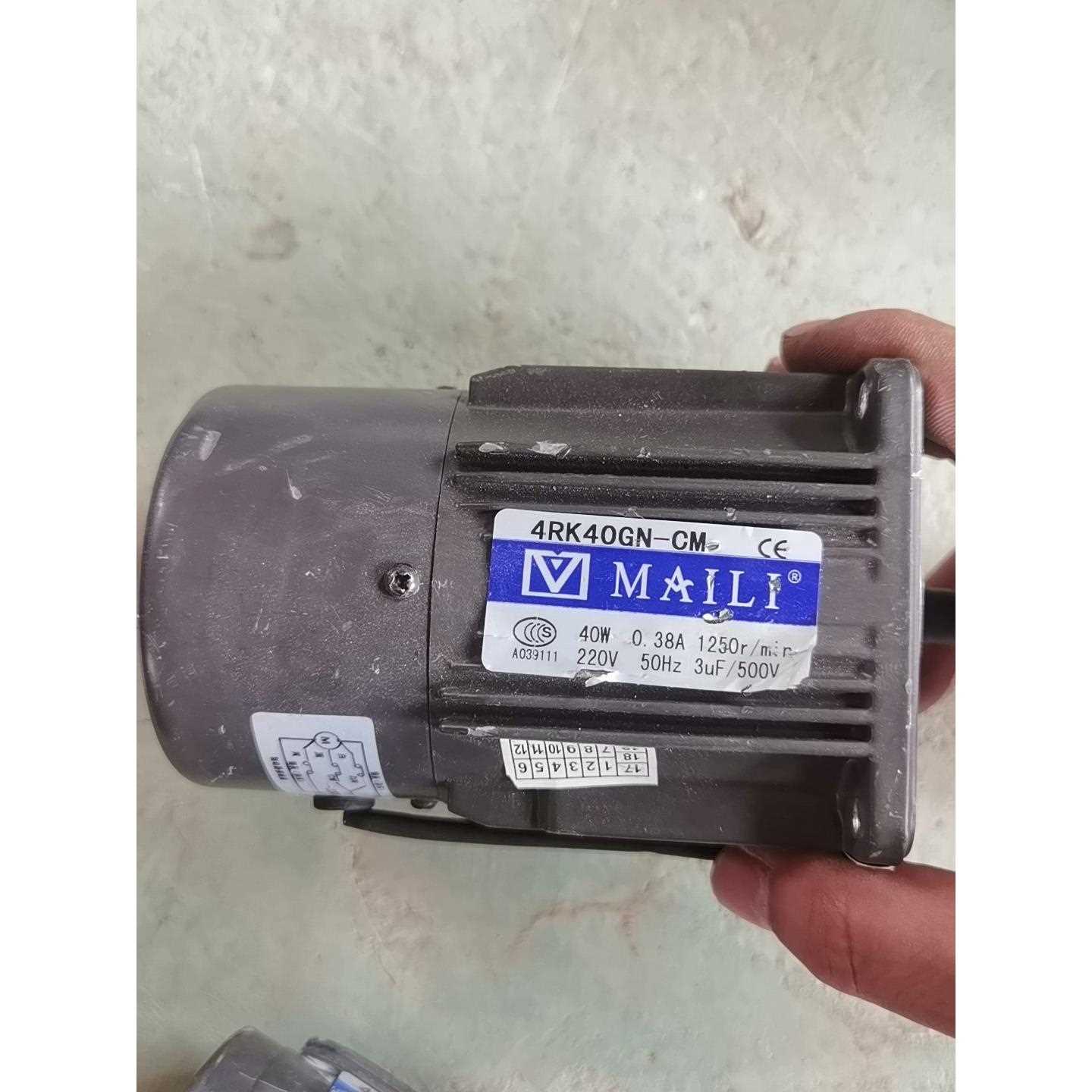 拆机MAILI迈力4RK40GN-CM电机 ，成色如图实物拍