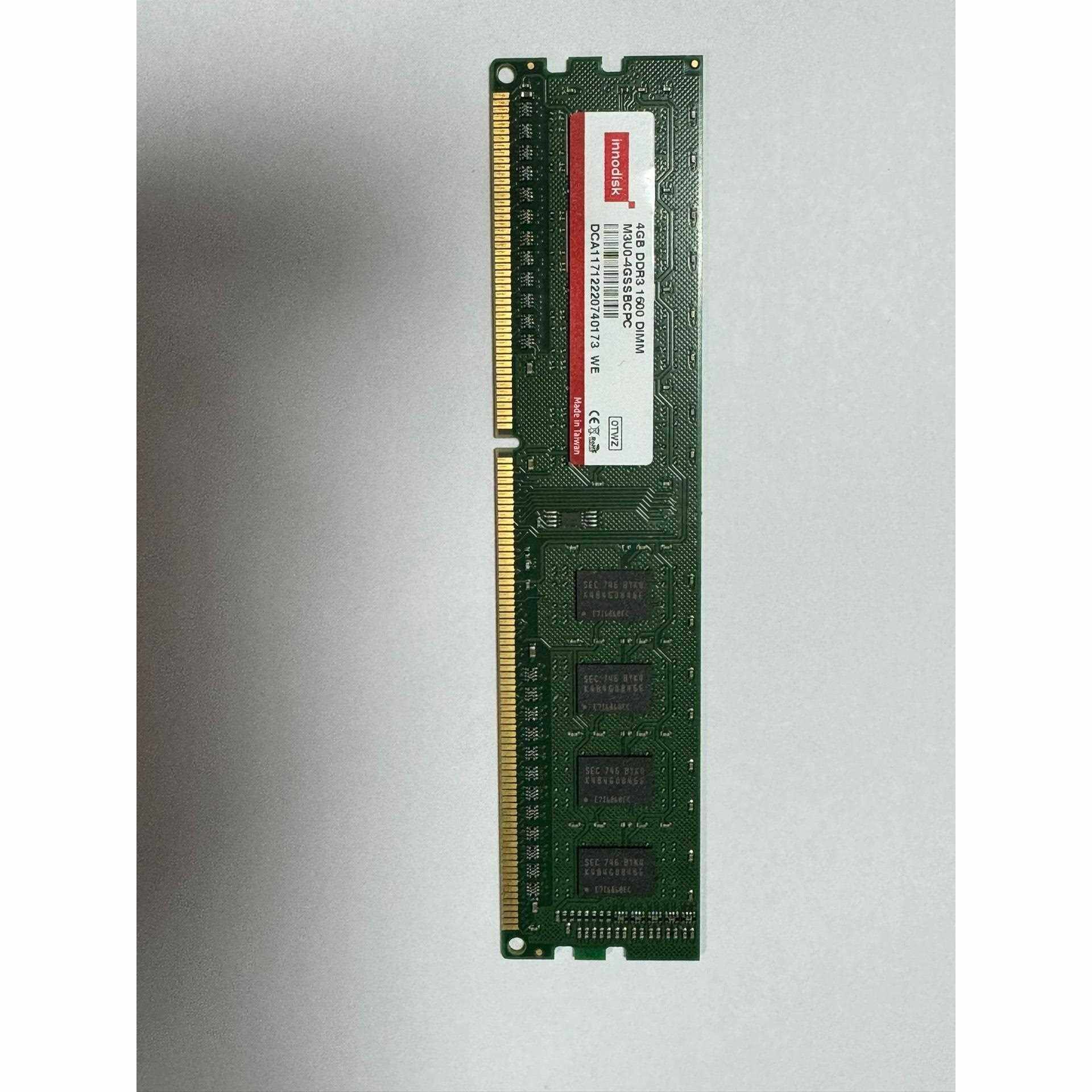 宜鼎科技innodisk DDR3 4G 1600频率频率台