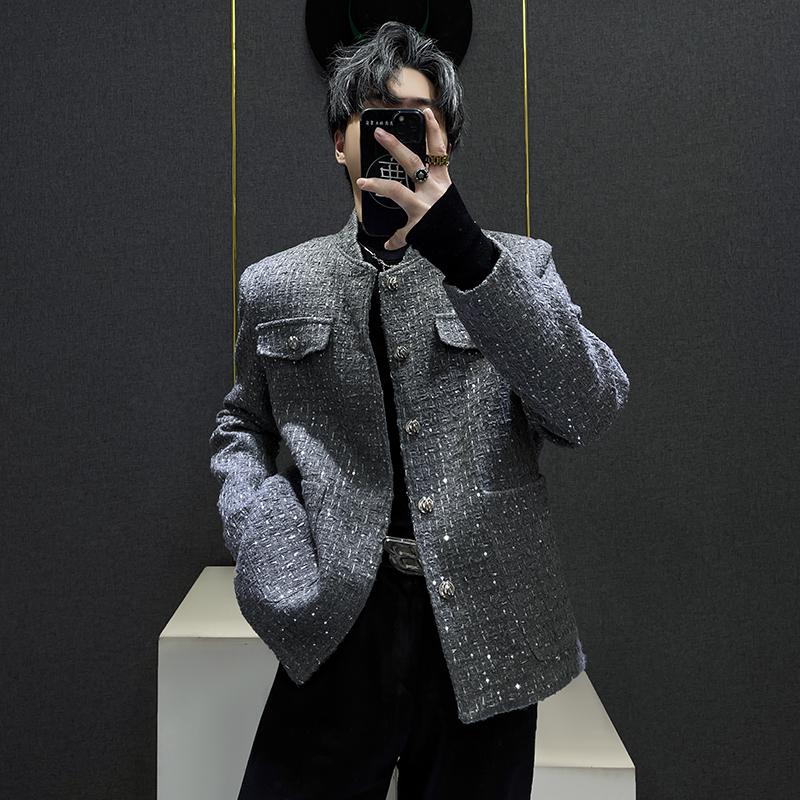 小香风满天星短款夹克