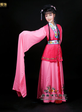 越剧闽剧黄梅戏琼剧歌仔t戏曲服装女新款花旦服云肩花旦衣服