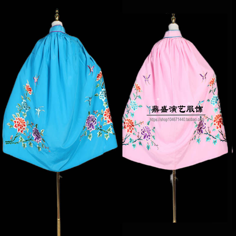 戏曲花旦服装 戏剧短款女披风斗篷C 儿童小披风影视写真刀马旦披
