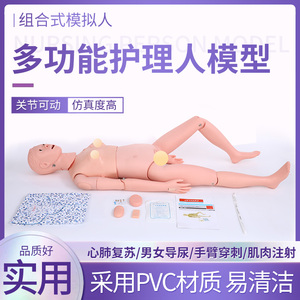 新型多功能d护理人模型/医学人体模型/心肺复苏模拟人/催乳按摩