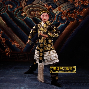 古装舞台演出服装京剧三岔口戏曲戏剧武生打衣太S保小将英雄花抱