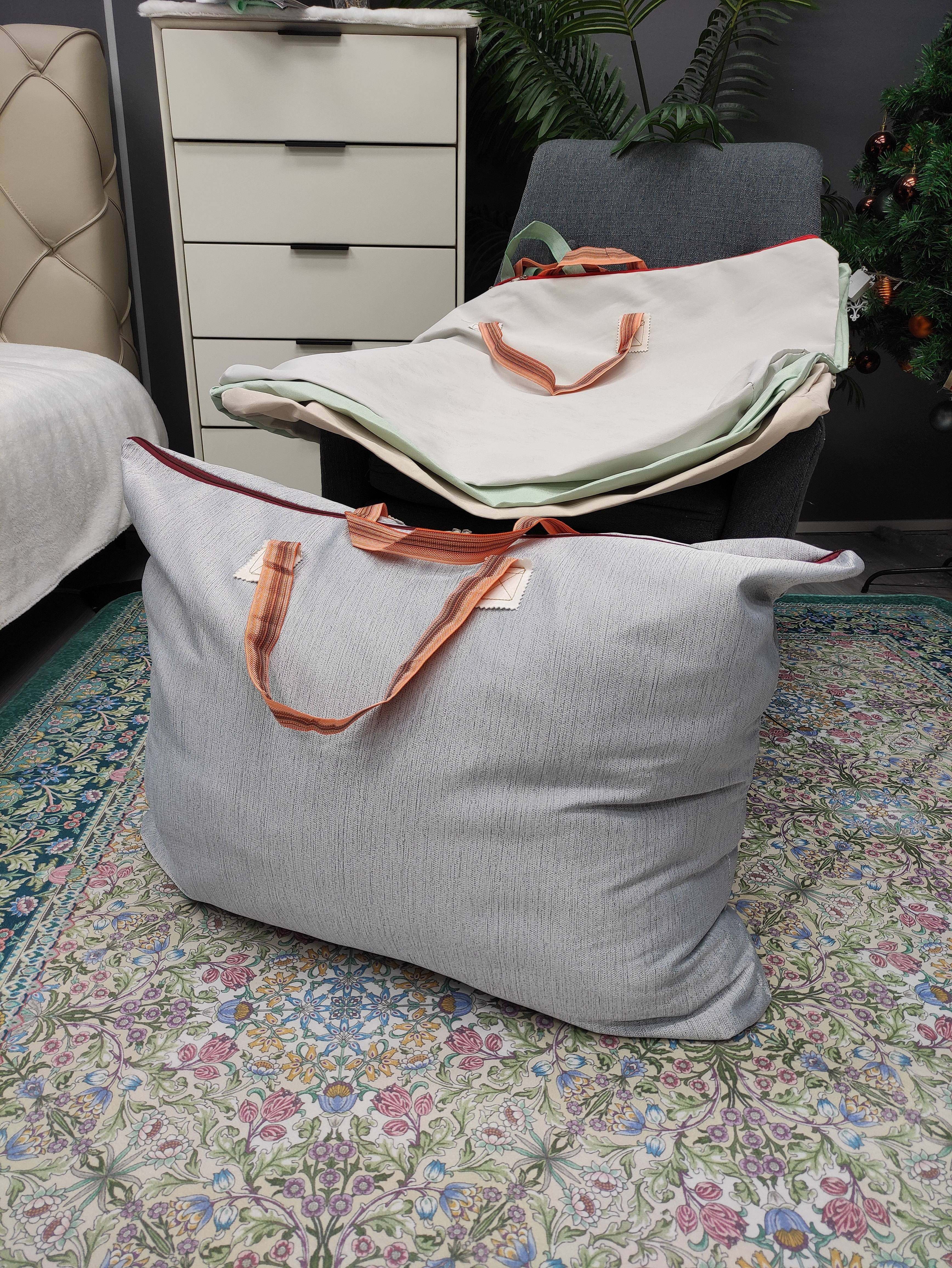 约70*90 随机色收纳袋两个 布袋子拉链袋,收纳整理,收纳挂袋,淘宝优惠券,粉丝福利购,淘宝优惠卷