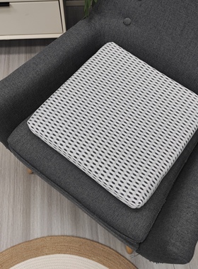 40.40CM 4D高分子空气纤维坐垫透气舒适夏季椅垫 两种厚度