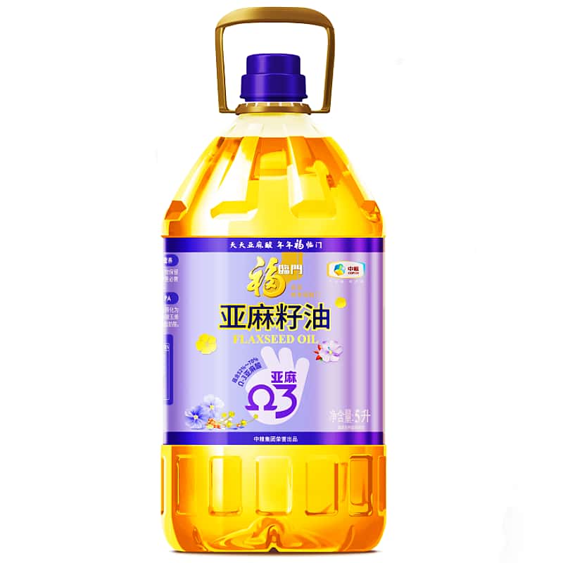福临门亚麻籽油5L营养清淡图片