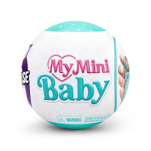 zuru五倍惊喜蛋之迷你宝贝 mini盲盒摇篮娃娃宝宝球 玩具儿童礼物