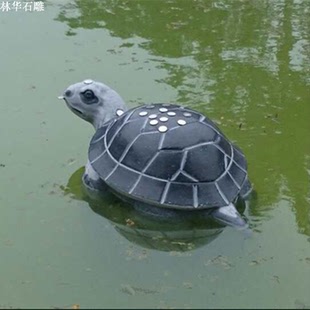 石雕乌龟 长寿龟 动物雕塑 石头万寿龟万年龟园林广场雕塑厂家