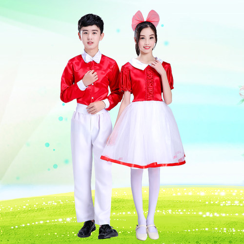 大合唱团朗诵比赛初中生演出服