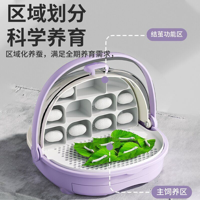 蚕宝宝养育仓专用饲养仓养蚕学生图片
