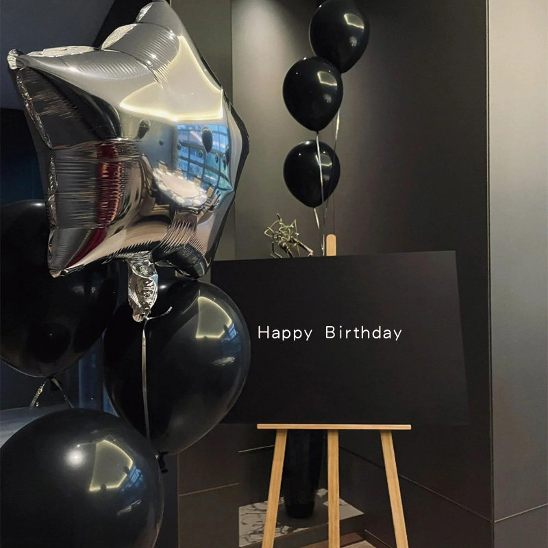 生日迎宾牌高级简约指引牌黑色kt板定制订婚宴布置装饰气球指示牌,节庆用品/礼品,气球,淘宝优惠券,粉丝福利购,淘宝优惠卷