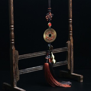 2026年化二黑令二黑星化解五黄铜葫芦铜钱铜葫芦家居客厅卧室挂饰