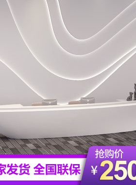 酒店异形吧台迎宾台泽宇