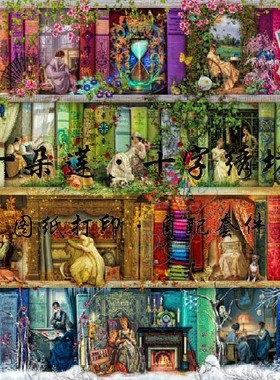 法国DMC十字绣自配HAE Supersized A Stitching Shelf 49295大版