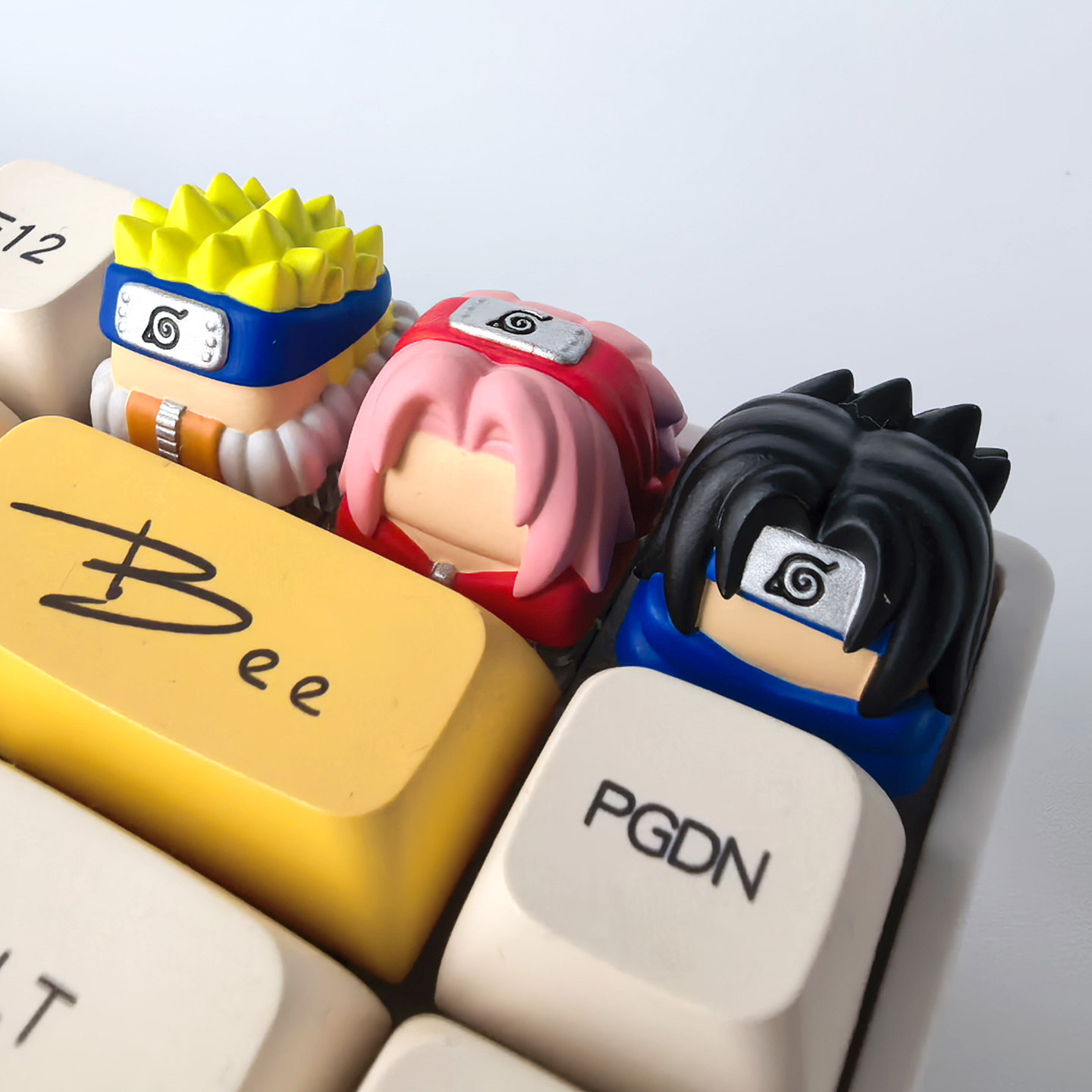 火影忍者鸣人小樱佐助个性机械键盘礼物键帽动漫周边键盘创意键帽
