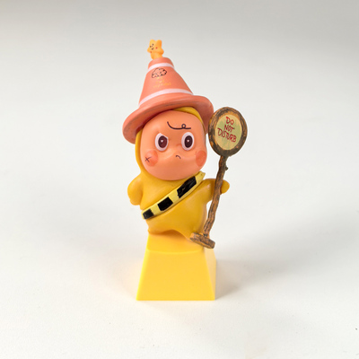 泡泡玛特星星人键帽盲盒摆件