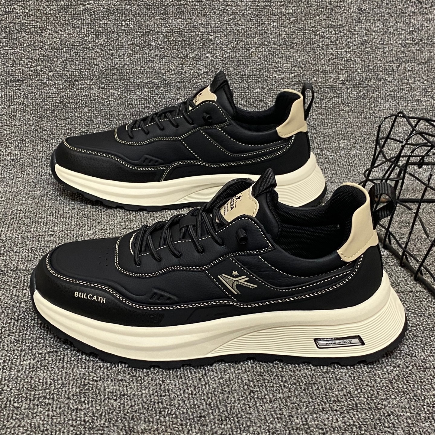 一脚蹬懒人鞋男2026春季新款百搭透气轻便防滑户外厚底运动休闲鞋,流行男鞋,时尚休闲鞋,淘宝优惠券,粉丝福利购,淘宝优惠卷