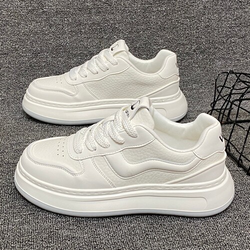 轻奢高级感厚底小白鞋青少年板鞋