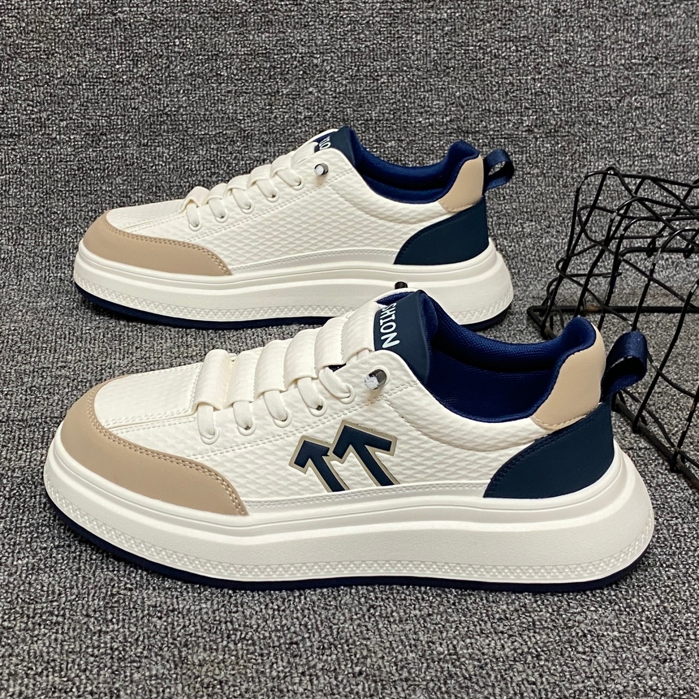 一脚蹬懒人轻便休闲鞋男2026春季新款百搭厚底时尚青年驾车板鞋潮,流行男鞋,休闲板鞋,淘宝优惠券,粉丝福利购,淘宝优惠卷