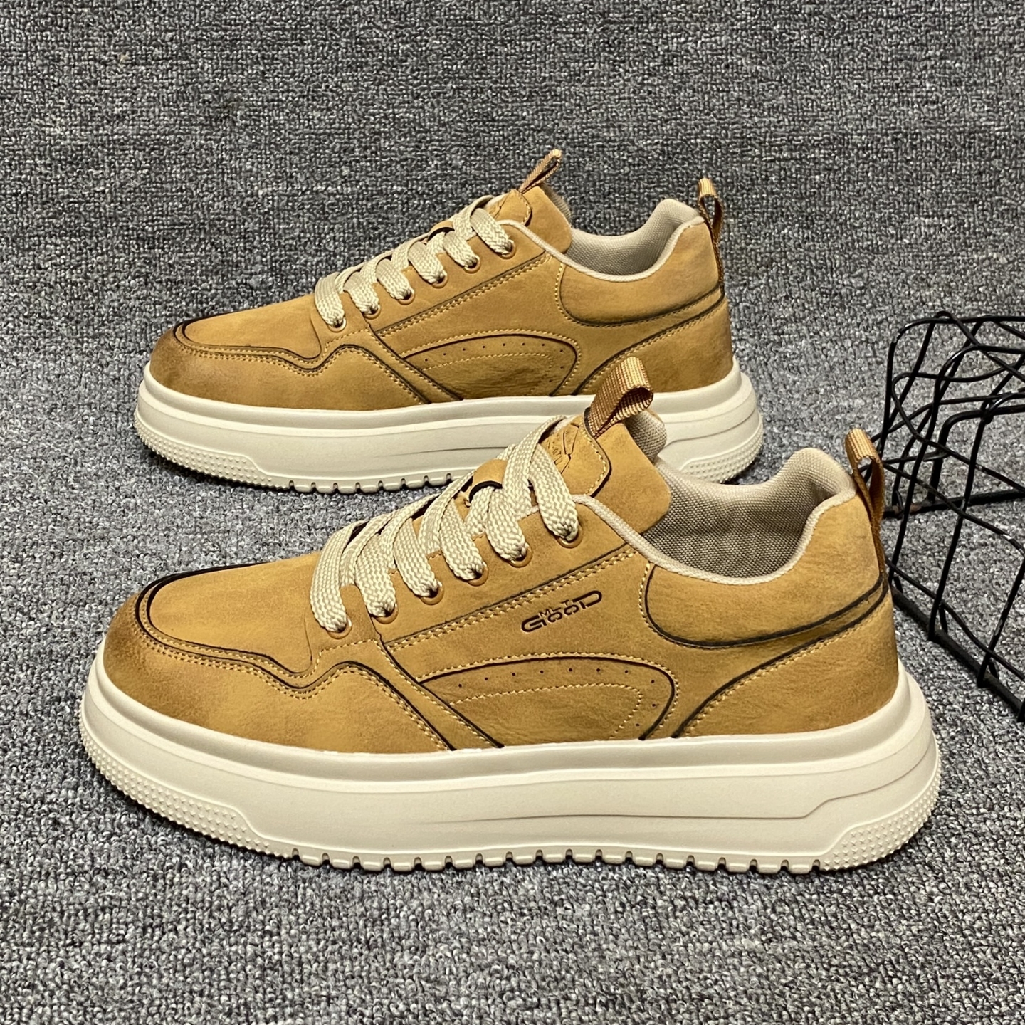 英伦风复古工装休闲厚底百搭板鞋