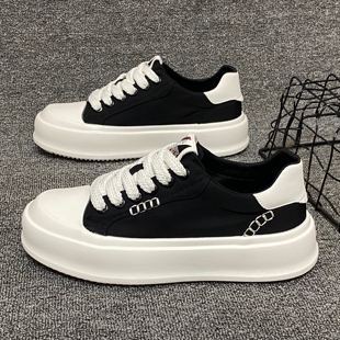 男鞋 潮流板鞋 2026春夏新款 百搭透气休闲鞋 超轻厚底速干帆布鞋 韩版