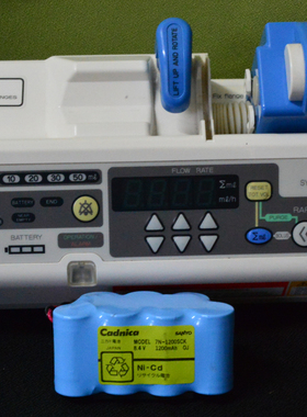 JMS 微量注射泵SP-500电池 8.4V 三洋7N-1200SCK 全新原装