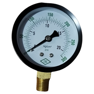 082 PT表面60 PSI IK压力表燃气表无油黑壳烤漆 20KG