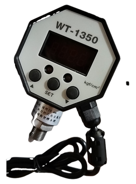 台湾欧境数显八角压力表WT-1350顶瑞压著机专用ADESF-1HKN3 100㎏