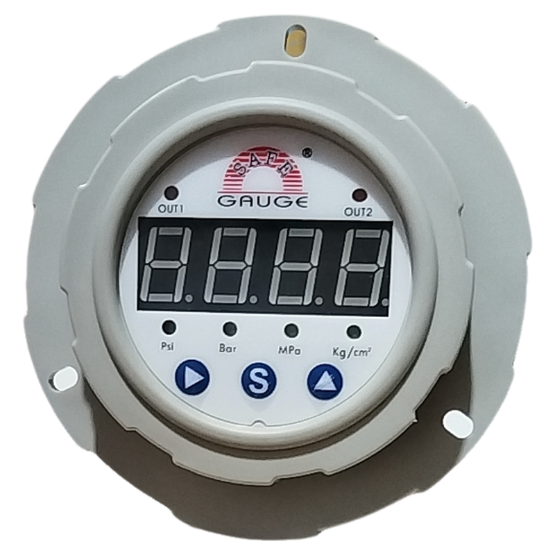 台湾华记数显弗橡胶隔膜压力表2.5