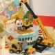 工程车蛋糕生日蛋糕儿童挖掘机挖土机推土机装 饰男孩摆件生日插件