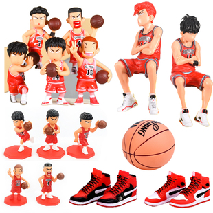 扮 插件烘焙装 灌篮高手篮球蛋糕装 饰摆件男孩生日篮球小子主题球鞋